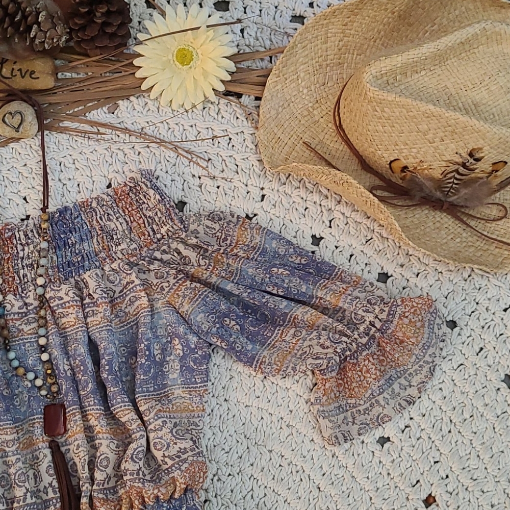 BO HO VICI MULTI M DRESS OFF SHOLDERS NEW - Picture 15 of 16